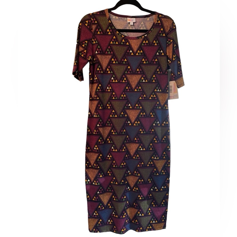 LuLaRoe Julia T-shirt Dress, floral pattern, size medium‎